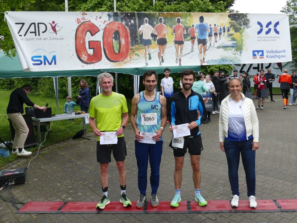 Trotz Regen: GO!-Laufevent des ZAP Nußloch konnte Teilnehmerzahl verdoppeln