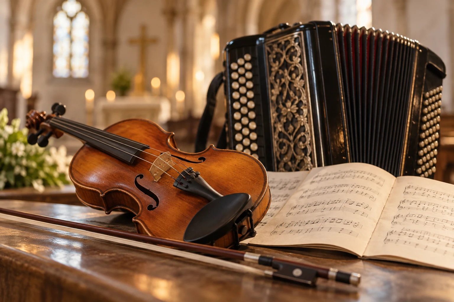 KI-generiertes Symbolbild: churchmusic