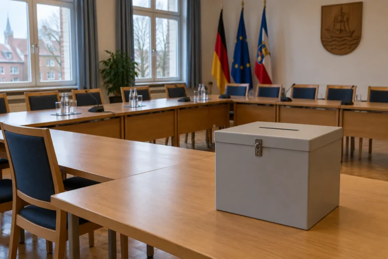 KI-Symbolbild: Gemeindewahlausschuss: Sitzung zur Ergebnisfeststellung auf 22. September verlegt